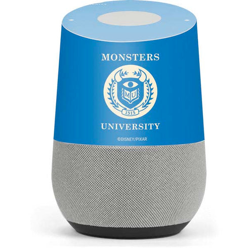 Disney Monsters University School’s Emblem Google Home Skin